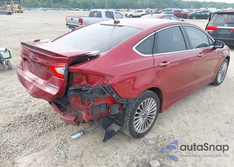 2014 Ford Fusion Hybrid Titanium from USA, damaged, VIN 3FA6P0RU1ER132631